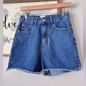 Polly princess highest high rise denim shorts